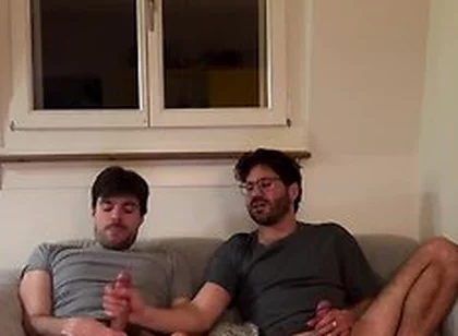 My Straight Jerk Buddy Touched My Cock For The First Time