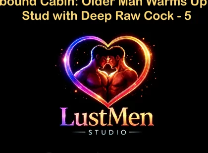 English Audio Gay Sex Story - Snowbound Cabin Older Man Warms up Young Stud with Deep Raw Cock - Part 5