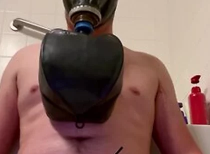 Latex Bitch Puppy Breathplay Cum