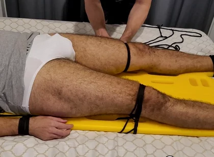 Tying up the Boy and Locking His Tiny Dick in Chastity, Ruined Orgasm