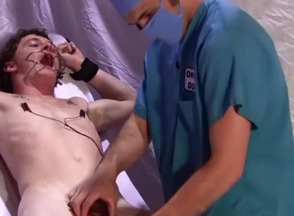 Takes Anal Play After Excruciating Nipple Shock