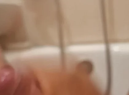 Masturbated in the Bathtub