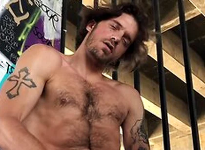 Ty Roderick Strokes His Big Dick By A Train