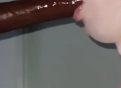 Partly Blurred Deepthroat Video