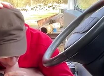 Daytime Truck Stop Meeting Inside My Truck With A Curious Encounter