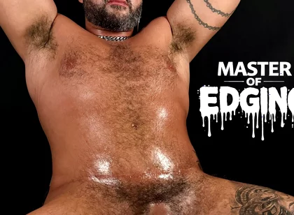 Oiling up and Working Marcos Dick
