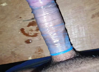 Horny Indian Boy's Wild Masturbate Session with Thick Cock & Loud Sighs