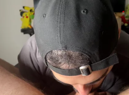 Cumshot in Mouth Sucking and Deepthoat My Friend Big Hard Dick
