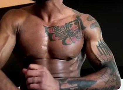 Sweaty Muscle Close-up Full Ending In My Of