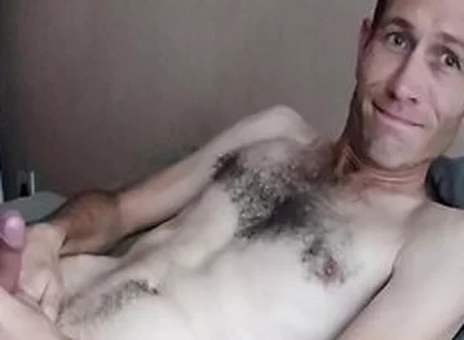 Making Himself Happy With A Solo Jerking Session