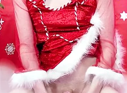 Femboy Christmas Fuck & Cum In A Winter Wonderland