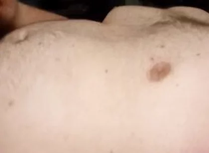 Catching Your Chubby Friend Cumming In The Same Bed