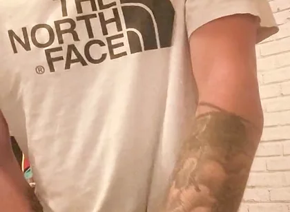 Big Dick Wanking and Smoking