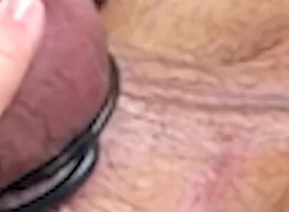 Up Close of Me Hammering My Thick Dick