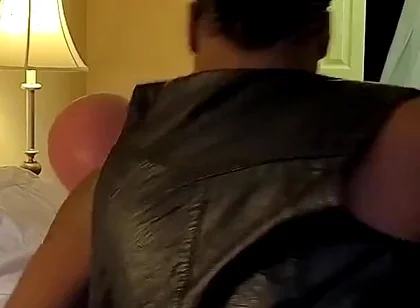 Bear Worships Leather Man