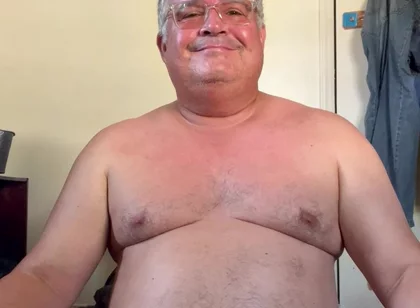 Man Nude in Bedroom in the Morning