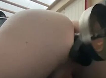 Huge Bbc Dildo Going Deep On My Fuck Machine