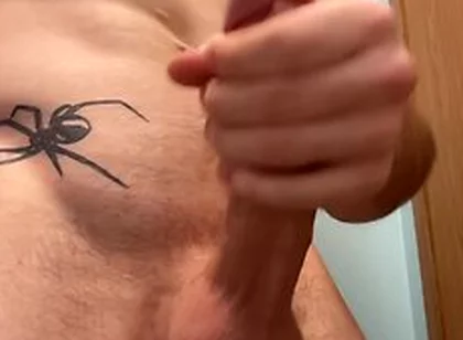 Jerking My Big Dick Watch Me Cum