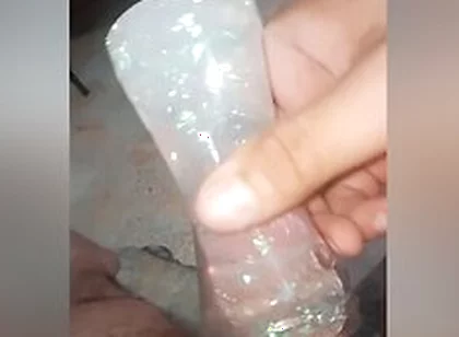 A Delicious Handjob With A Condom, And Using Slime For Greater Pleasure