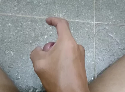 Ind Boy in Bathroom