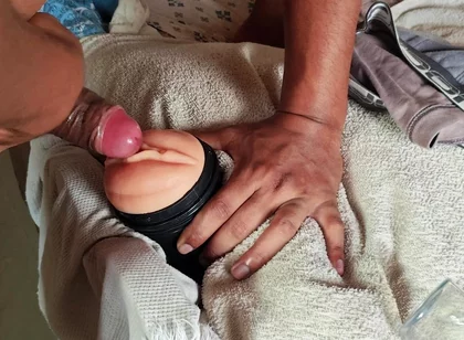 Boy Fucked the Sex Toy Extreme Way Put Whole Dick Inside