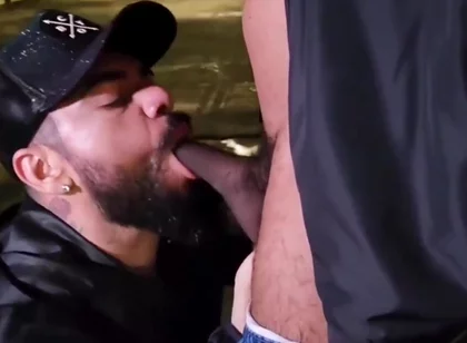 Latino public group sex