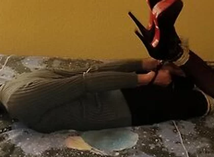 Selfbondage Hogcuffed Vibed N Orgasm Denied
