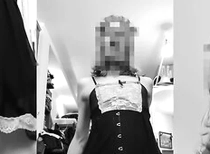 Sissy Slut Femboy Compilation - Censored B&w Version