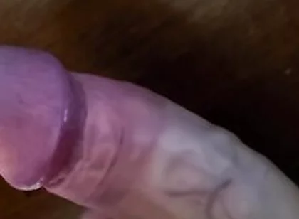 I Wet My Big, Hard Dick With My Saliva