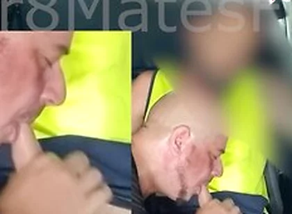 Str8 Aussie Tradie Gets First Time Gay Blow Job - Subtitled