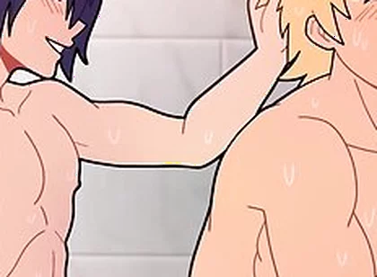 Tamaki Vs Mirio In The Gym Shower, Gay Porn Version Of The Anime My Hero Academia