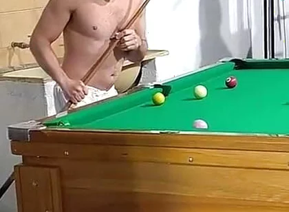 Me, Carmona, Opaido Carmona and Viking De Taubaté Started a Game of Pool Naked