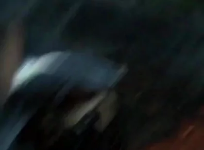Cumshot in Public at Night