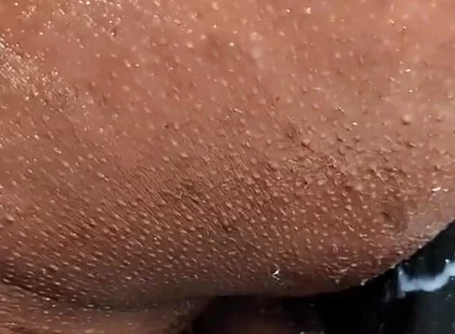 My ass, on the dildo close up