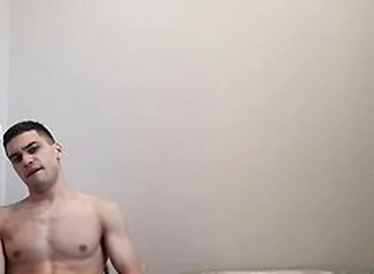 Sexy Guy Masturbates And