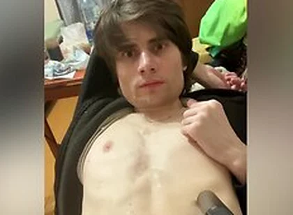 On A Bicycle He Jerks Off, Leaving On A Chair, Cumming With Rain On His Head, Eating Sperm