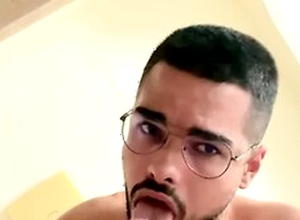 He Suck Friends Cock, He Cum A Lot