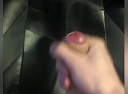 18 Year Old Cock Explodes Onto Chair