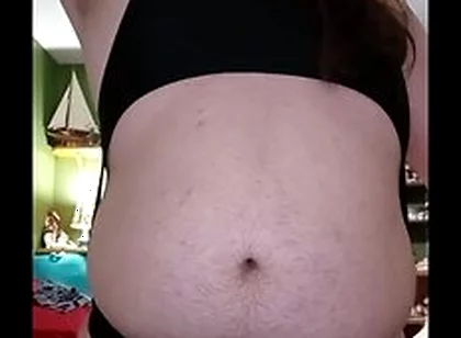 Fat Guy Wearing Bodysuit Strips And