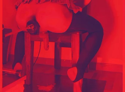 Femboy Fucked Hard by This Huge Dildo Till I Cum Milk