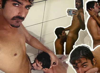 My Straight Friend and I Lose Control in the Shower…