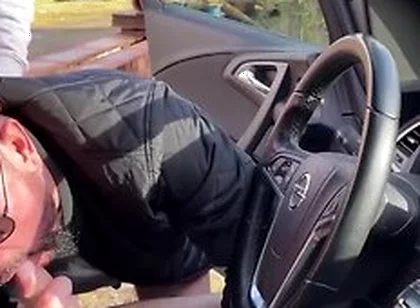2 Slutty Guys Suck Me Dry In My Truck Rest Stop Blowjob