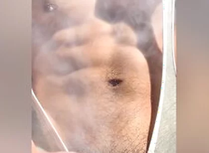 Japanese Student 18+ Wears Erotic Singlet And Jerk Off His Big Cock
