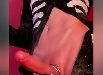 Twink Tries To Milk His Needy Bone (gone Spooky)