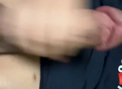 Jerking off My Fat Cock Live on Stream with a Big Butt Plug in My Ass