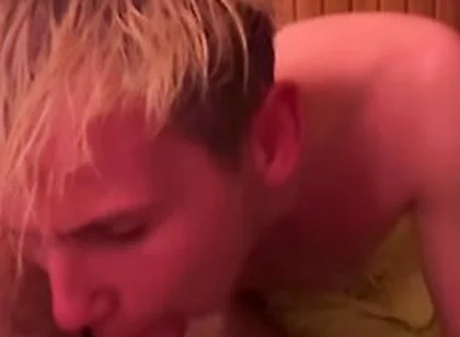Stranger Twink Sucked Big Cock In Sauna