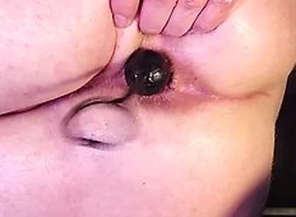 Huge Anal Insertions In Round Ass (anal Snake, Butt Plug, Anal Beads, Dildo, Egg)