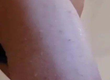 Husband Riding Huge Dildo in Shower