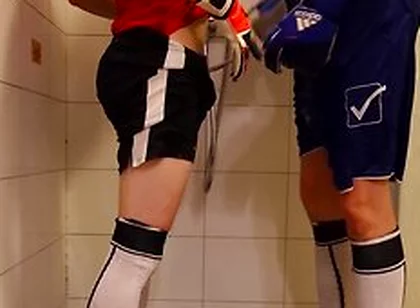 Shower In Soccer With My Bf