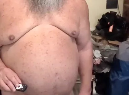 Big Bear Belly and Cock